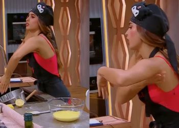 Polémica en MasterChef Celebrity: Juli Poggio se lavó las axilas en plena cocina
