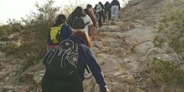 Estudiantes de Rivadavia recorrieron los senderos del Complejo Ceferino Namuncurá