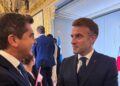 Orrego se reunió con Macron en París y le mostró el potencial de San Juan