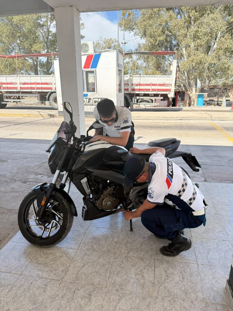 Secuestran dos motos con numeración adulterada en Sarmiento y Rawson
