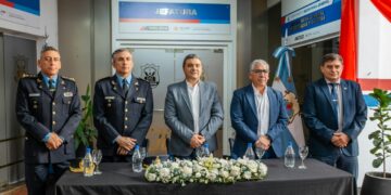 Se realizó el acto de la puesta en funciones del subjefe de Policía y del director de Protección Civil