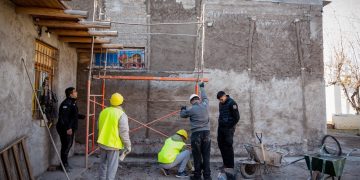 Las Personas Privadas de Libertad continúan trabajando en las mejoras en la Capilla del Carmen