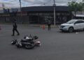 Dos policías protagonizaron un fuerte choque con un auto en Caucete