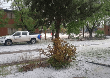 Impresionante granizada afectó a sectores de Mendoza